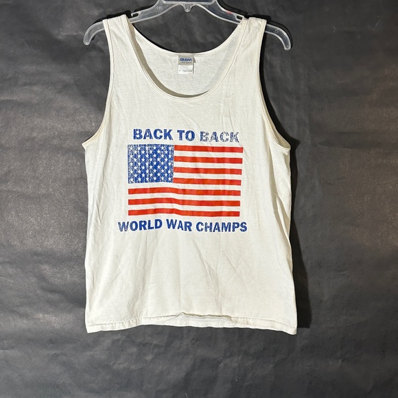America USA United States Flag World War Champs Tank Top - Picture 2 of 8